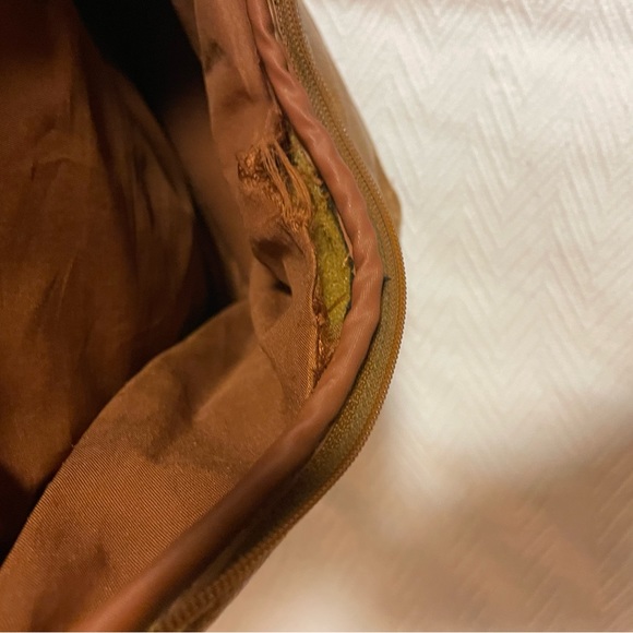 Vintage brown leather backpack - Picture 5 of 9